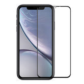 Película de vidrio templado curvado de pantalla completa ENKAY Hat-Prince de 0,26 mm, 9H y 6D para iPhone XR (6D)